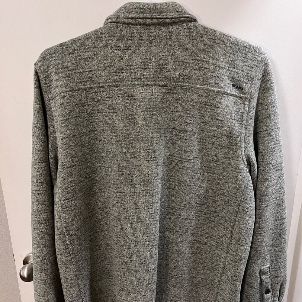 Prana Tri Thermal Threads Overshirt  / Grey Heather / Large - Picture 2 of 4